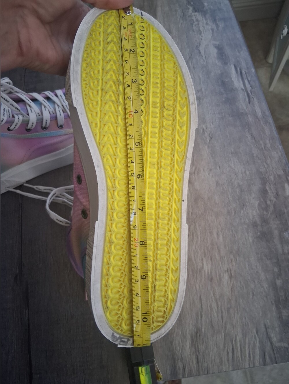 🩷NEW Marc Jacobs Airbrush Canvas Sneakers - Picture 12 of 13